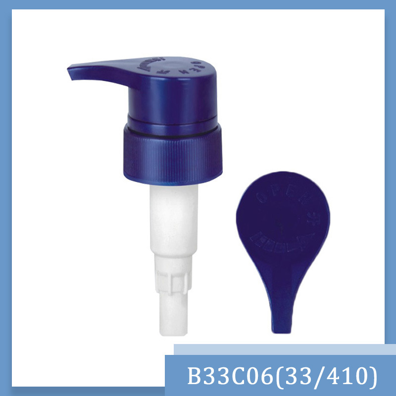 鸭子头化妆品按压式条纹33牙乳液泵