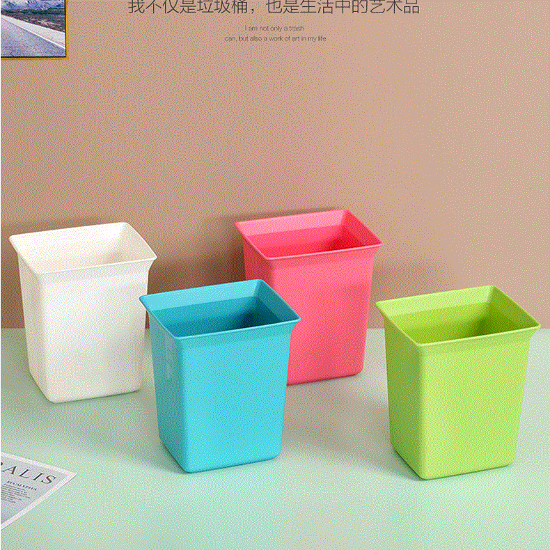 Hotel cleaning special desktop trash can small paper bucket plastic Mini small desktop storage box sundries sanitary bucket