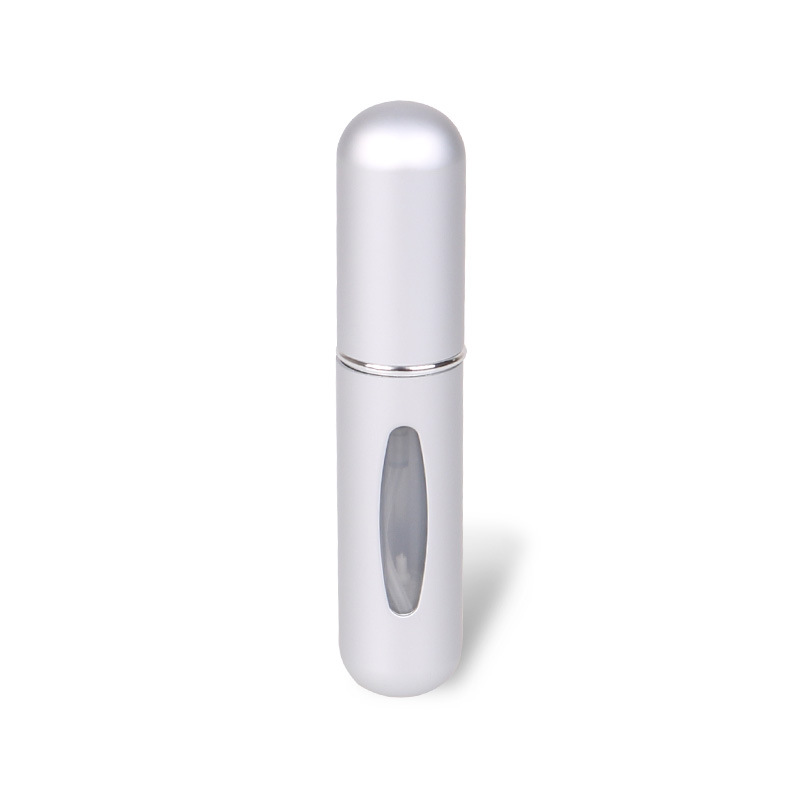 Botella de perfume de 5ml botella de relleno inferior de auto-bomba tipo reciclable botella de spray recargable botella cosmética portátil de alta gama