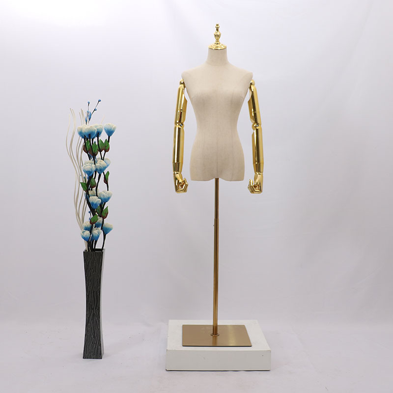 Maniquí de escaparate para tienda de ropa, maniquí femenino de medio cuerpo, maniquí de exhibición, maniquí de enseñanza, maniquí femenino para ropa, modelo de busto pequeño.