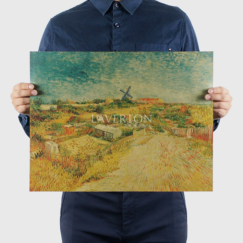 Ретро открытка кожа валяющиеся poster, шкура коровья бумага, винтажное настенное искусство, размеры 36×47 см и 51×67 см