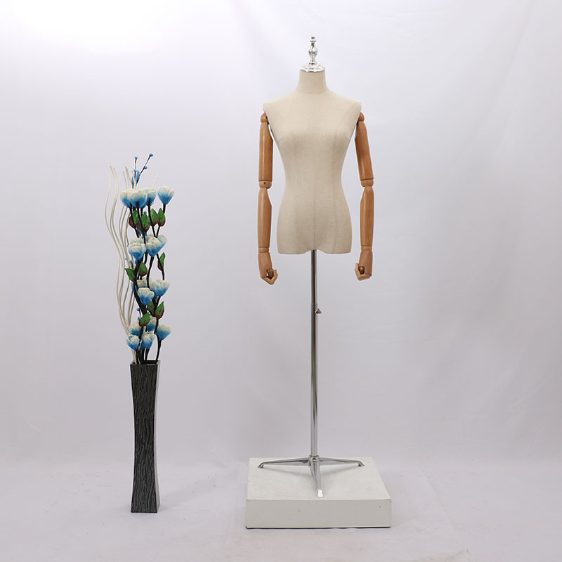 Maniquí de escaparate para tienda de ropa, maniquí femenino de medio cuerpo, maniquí de exhibición, maniquí de enseñanza, maniquí femenino para ropa, modelo de busto pequeño.