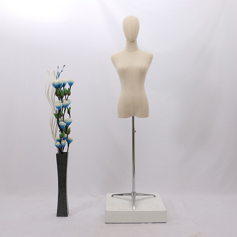 Maniquí de escaparate para tienda de ropa, maniquí femenino de medio cuerpo, maniquí de exhibición, maniquí de enseñanza, maniquí femenino para ropa, modelo de busto pequeño.