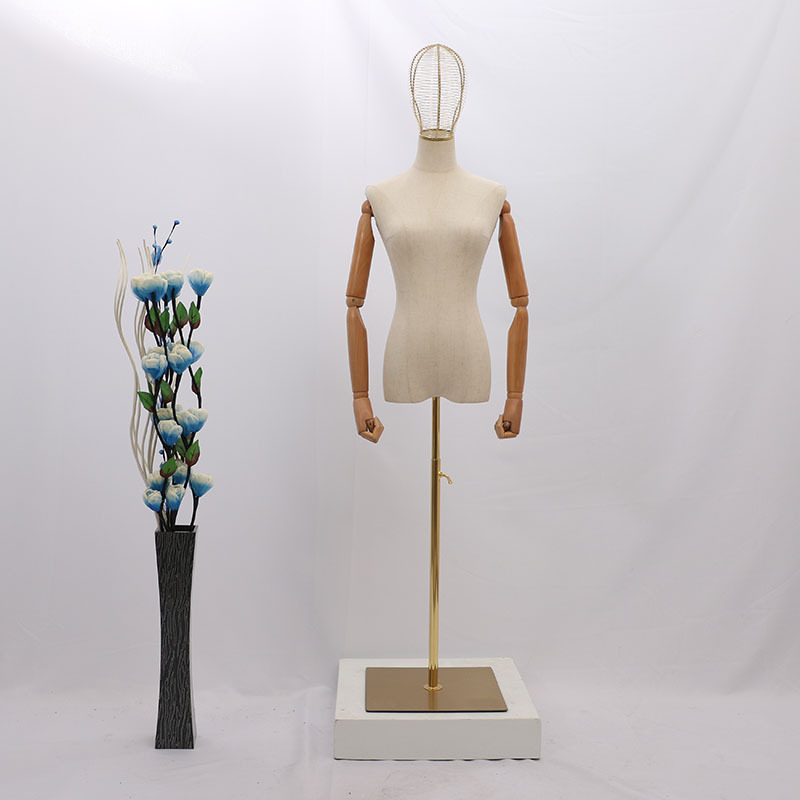 Maniquí de escaparate para tienda de ropa, maniquí femenino de medio cuerpo, maniquí de exhibición, maniquí de enseñanza, maniquí femenino para ropa, modelo de busto pequeño.