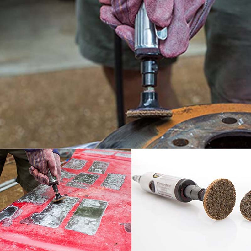 Productos transfronterizos 2 pulgadas 50MM traje de nylon par disco de arena paño no tejido vuelta bloqueo pulido película espiral disco de arena