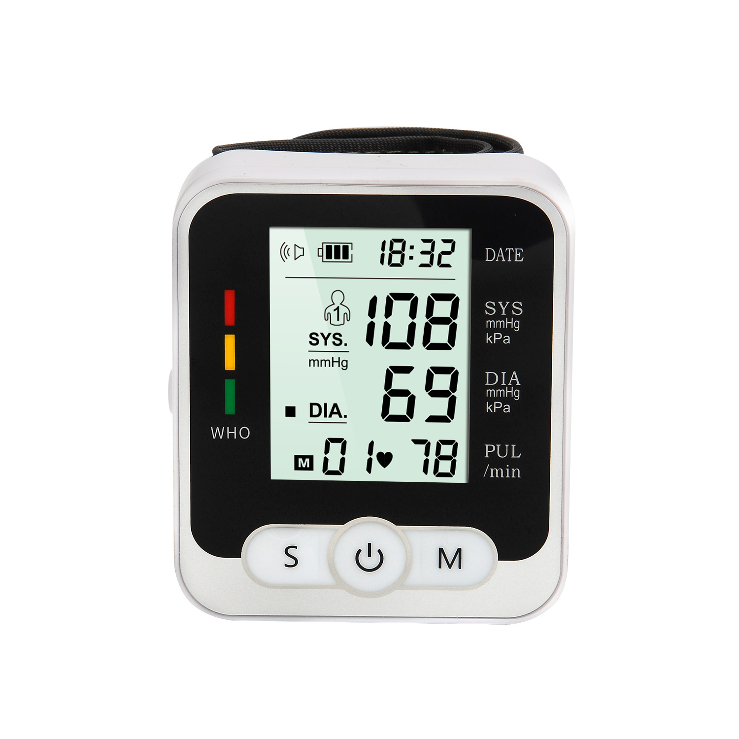 Factory wholesale wrist cross -border electronic sphygmomanometer…