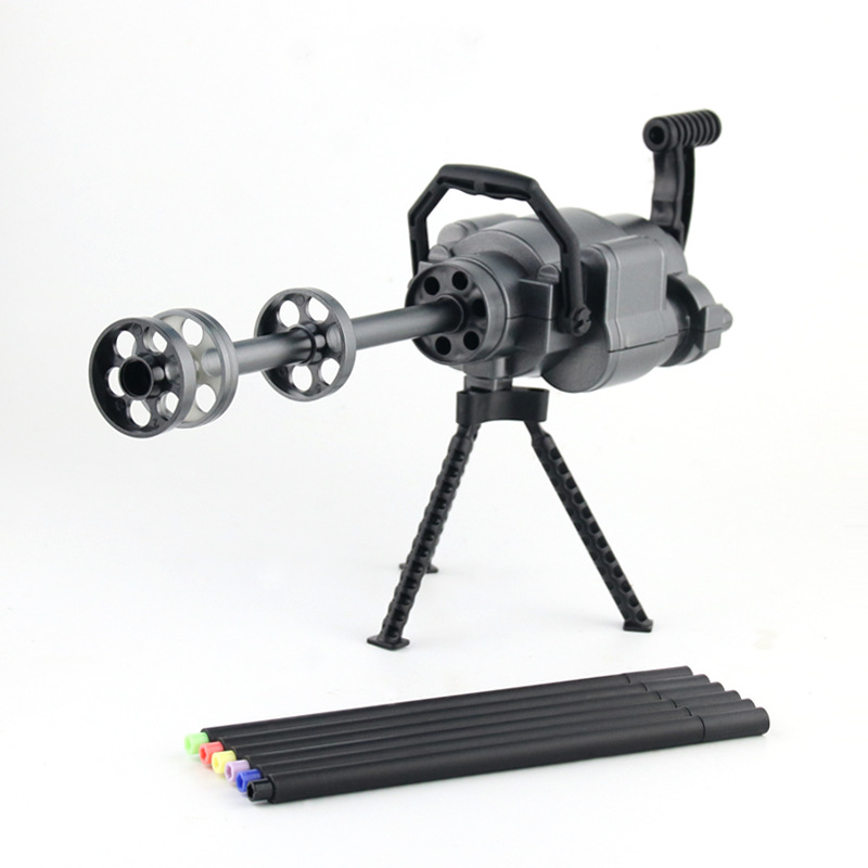 ✅加特林枪笔男生霸气炫酷机关枪型笔好玩的吃鸡解压彩色中性笔批