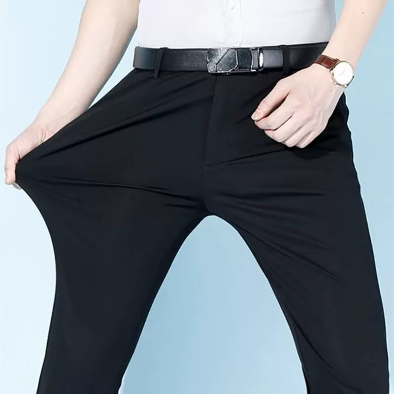 新款商务休闲裤男士西装裤男裤春夏季薄款修身直筒弹力伴郎西裤男