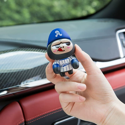 Car Aromatherapy Perfume Car Air Perfplant seat - blue-baseball-monkey