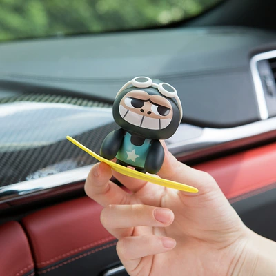Perfplant seat Outlet Ornaments Car ADOONGA Butt - yellow-skateboard-monkey