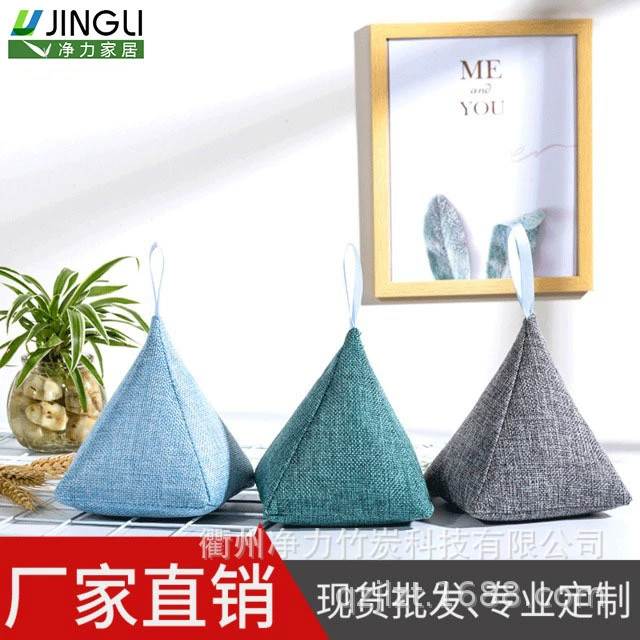 Автомобильный уголь мешок бытовой автомобиль Активированный треугольник дезодорации очистки воздуха бамбуковый уголь мешок