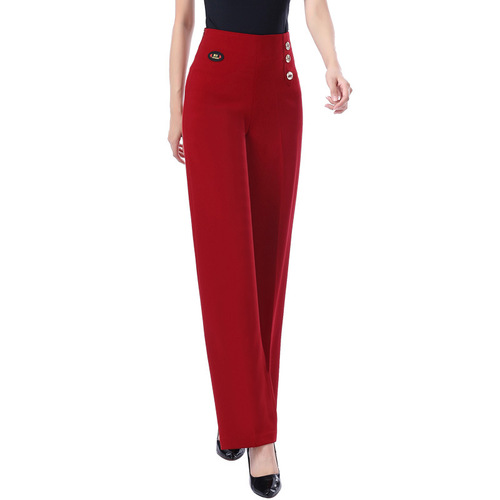 Ballroom dance wide-leg pants for women, standard modern dance Latin square dancing high-waisted Gypsy-style women's bottoms