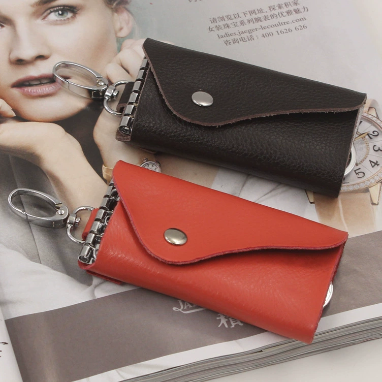 Leather key bag, wholesale, genuine leather