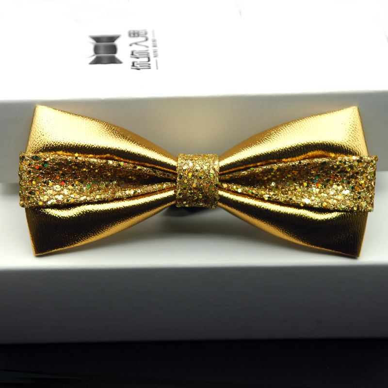 (Wholesale), fashionable polyurethane bow tie for events with bow, Korean style 2