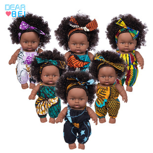 Cross Border Tie Dye Baby Soothing Doll 8 Inch Girls Vinyl Rebirth Doll Doll Toy Doll Wholesale