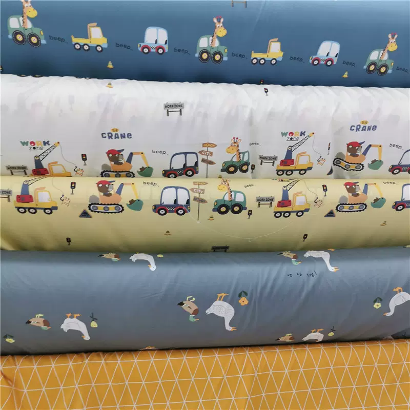 批发供应 A类60支113*173贡缎 卡通纯棉布料 1.6米宽