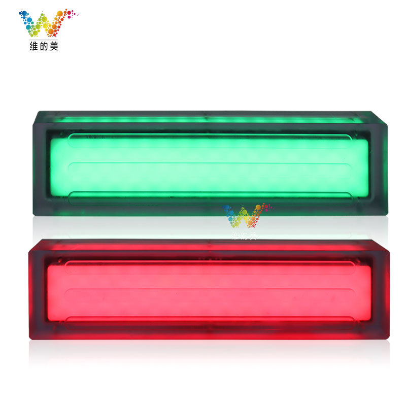 Lámpara de advertencia personalizada sin cableado sin relleno de pegamento LED inteligente acera enterrada tipo suelo de ladrillo luz de tráfico