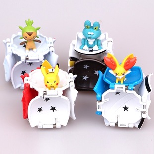 Elf Ball 4 Explosion Ball Touch Flip Ball Deformation Pokemon Explosion Egg Pokemon Doll