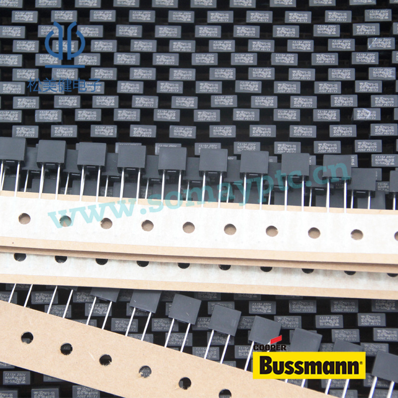 Bussmann方形慢断8*4微型保险丝SS-5H-6.3A-APH集电通JFS1630TR