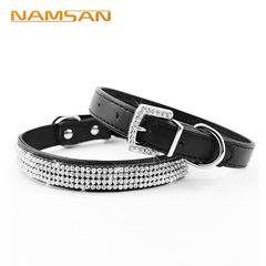 Pet supplies collar diamond water drill buckle dog collar crystal drill collar direct sale from manufacturer