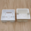 Factory wholesale 86 The bottom box type Flame retardant plastic PVC Concealed box white 86 Junction box
