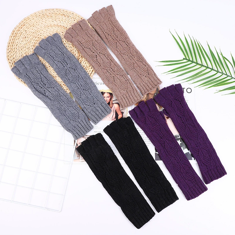 Winter woolen long gloves, keep warm set, sleeves, wholesale