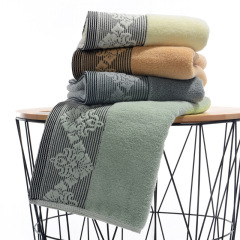 Factory wholesale thick household towel pure cotton soft embroidered face towel gift set logo embroidery wholesale