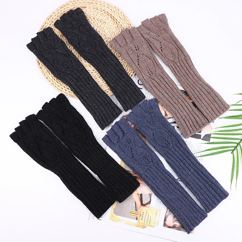 Winter woolen long gloves, keep warm set, sleeves, wholesale