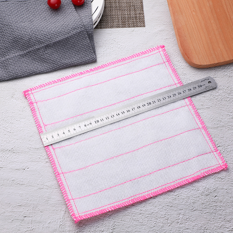 Oil 28*28 Five -layer plus cotton dishwashed towel