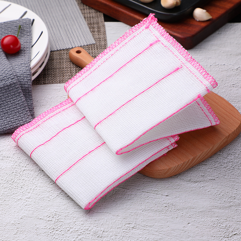 Oil 28*28 Five -layer plus cotton dishwashed towel