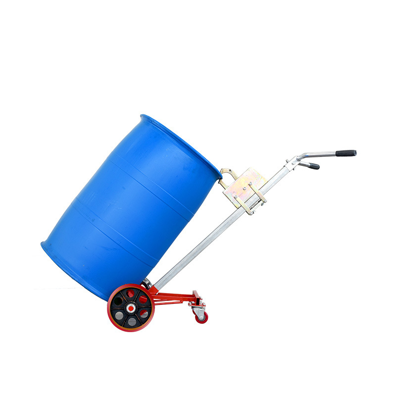 450 kg de camión de transporte manual de barril de boca de halcón multifuncional carro de transporte de barril elevadora