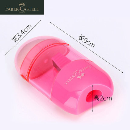 Alemania Fabregas 1836 un solo agujero borracha pluma pluma multifuncional estudiantes portátiles simplista lindo color caramelo