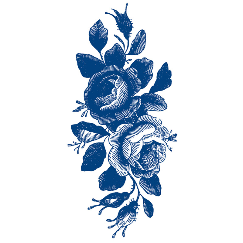 ジュースの紋章はネットの赤い紋章を貼って15日間の現物の卸売りの草本の植物の半永久の刺青のシールを持続します。