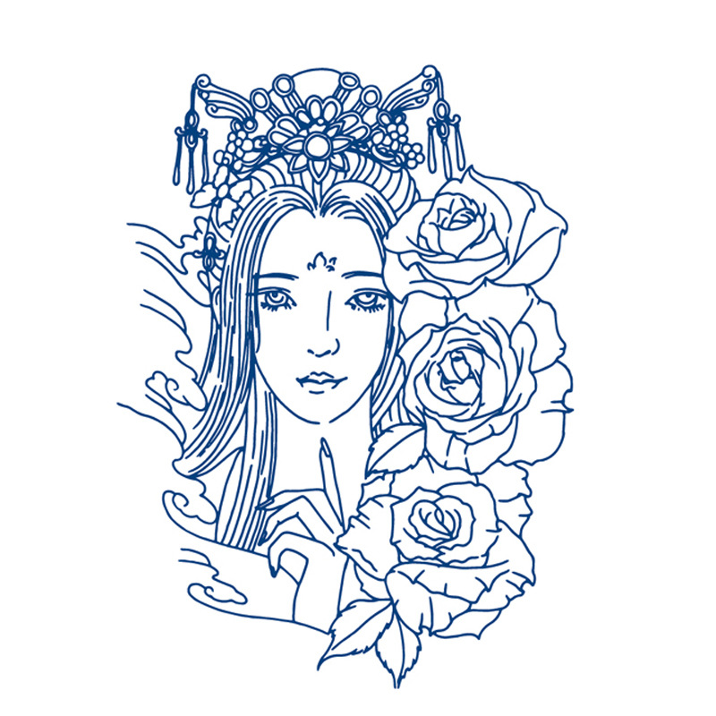 ジュースの紋章はネットの赤い紋章を貼って15日間の現物の卸売りの草本の植物の半永久の刺青のシールを持続します。