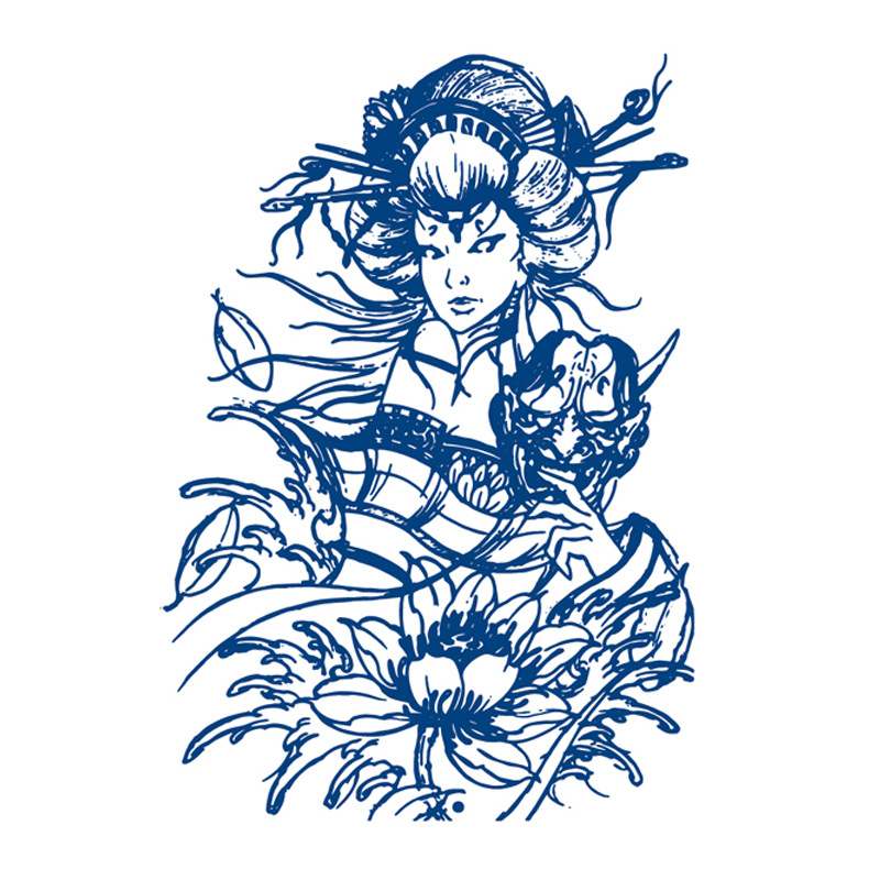 ジュースの紋章はネットの赤い紋章を貼って15日間の現物の卸売りの草本の植物の半永久の刺青のシールを持続します。