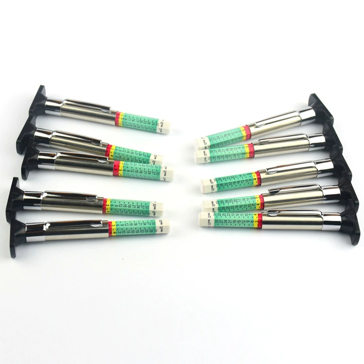 Пластиковая шкала шины глубиномер 0-25 мм глубиномер узор линейка рисунок протектора Ручка