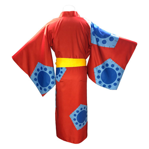 Naruto: Land of the Whales Cosplay costumes, Luffy, Zoro, Sanji, and Nami in Japanese traditional attire.