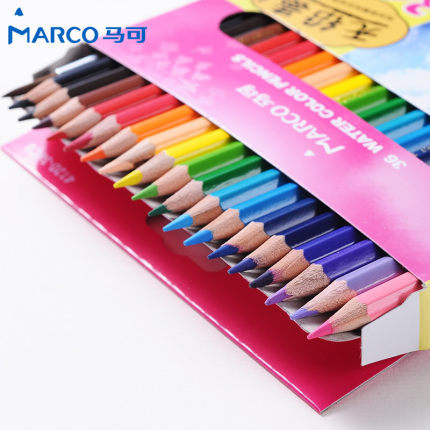 Marco de plomo de color con sacapuntas estudiante pintura 12/24/36 lápiz de color 4100
