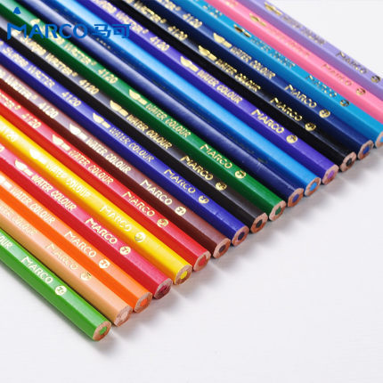 Marco de plomo de color con sacapuntas estudiante pintura 12/24/36 lápiz de color 4100