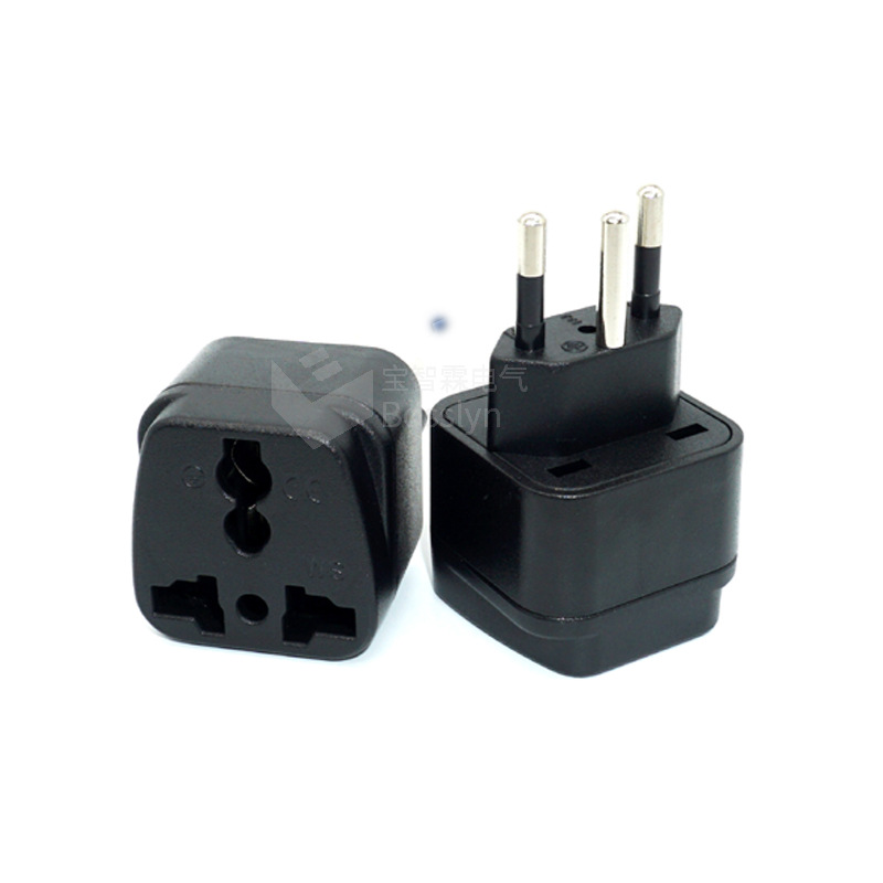 WS-11A-1瑞士转换插头 旅游多国转换插头 瑞士卢旺达电源转接头