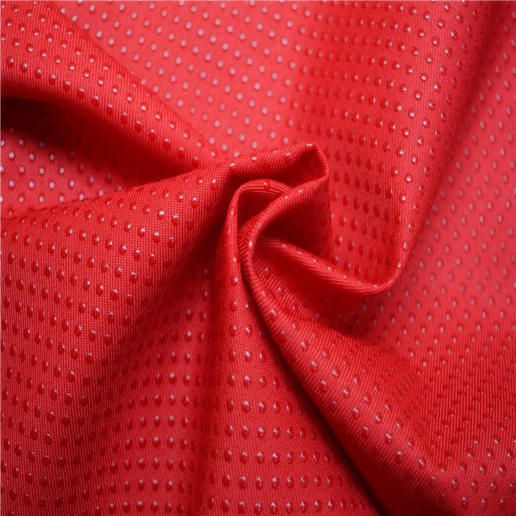 红色斜纹防滑滴塑布 加密硅胶点 适用于婴儿鞋底室内拖鞋