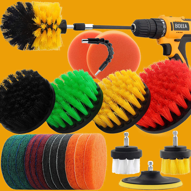 [Line] Single Product Cross-border Explosions Electric Drill Brush Electric Cleaning Brush Electric Drill Brush Head Floor Cleaning Polishing Disc