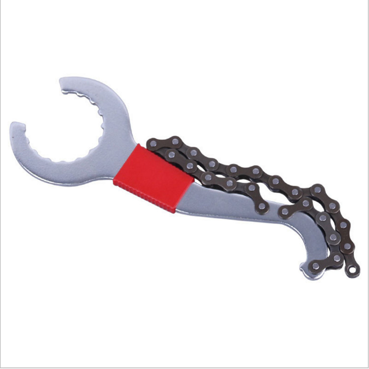 Herramienta de eje de bicicleta tres en uno * Herramienta de llave de eje integrada volante de llave fija llave de gancho de cola