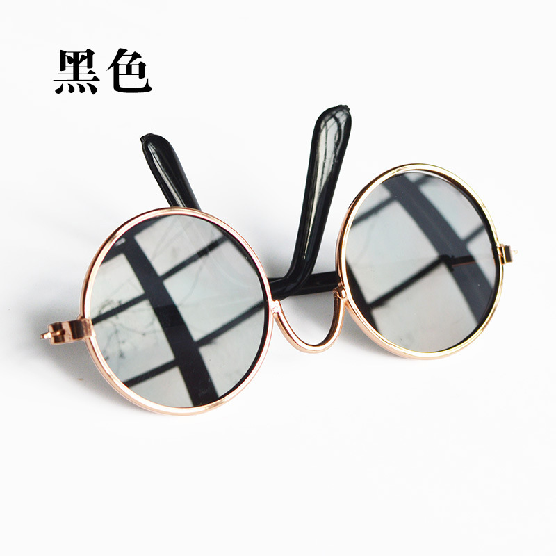 Gafas de gato gafas pequeñas gafas de sol de perro al por mayor pequeños accesorios para mascotas gafas joyas personalizadas para fotografía