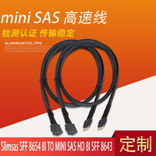 ���������پ�Slimsas SFF 8654 8I TO MINI SAS HD 8I SFF 8643