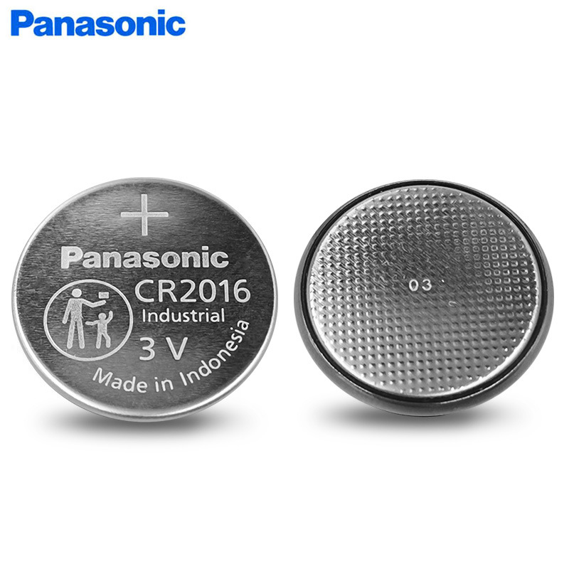 正品Panasonic松下CR2016 3V纽扣电池工业装印尼产电脑主板电池