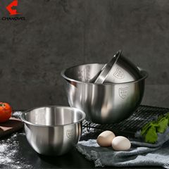 304 stainless steel egg whisking bowl, sanding salad bowl, baking and dough mixing bowl, household salad bowl cooking bowl wholesale
