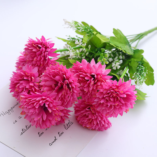 Simulation chrysanthemum Qingming flower bouquet plastic flower ball…