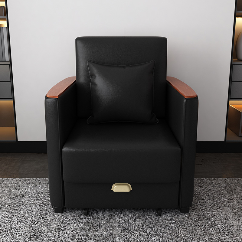 silla de acompañamiento de tela de cuero plegable multifuncional silla médica de doble propósito para almuerzo de una sola persona