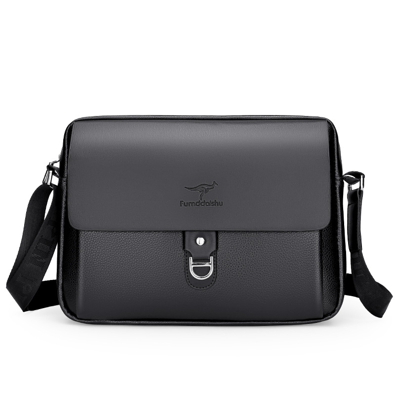 Bonnice canguro 2022 nuevo bolso de cuero bolso de los hombres de negocios de moda popular impermeable hombro bolsa de mensajero bolso de los hombres